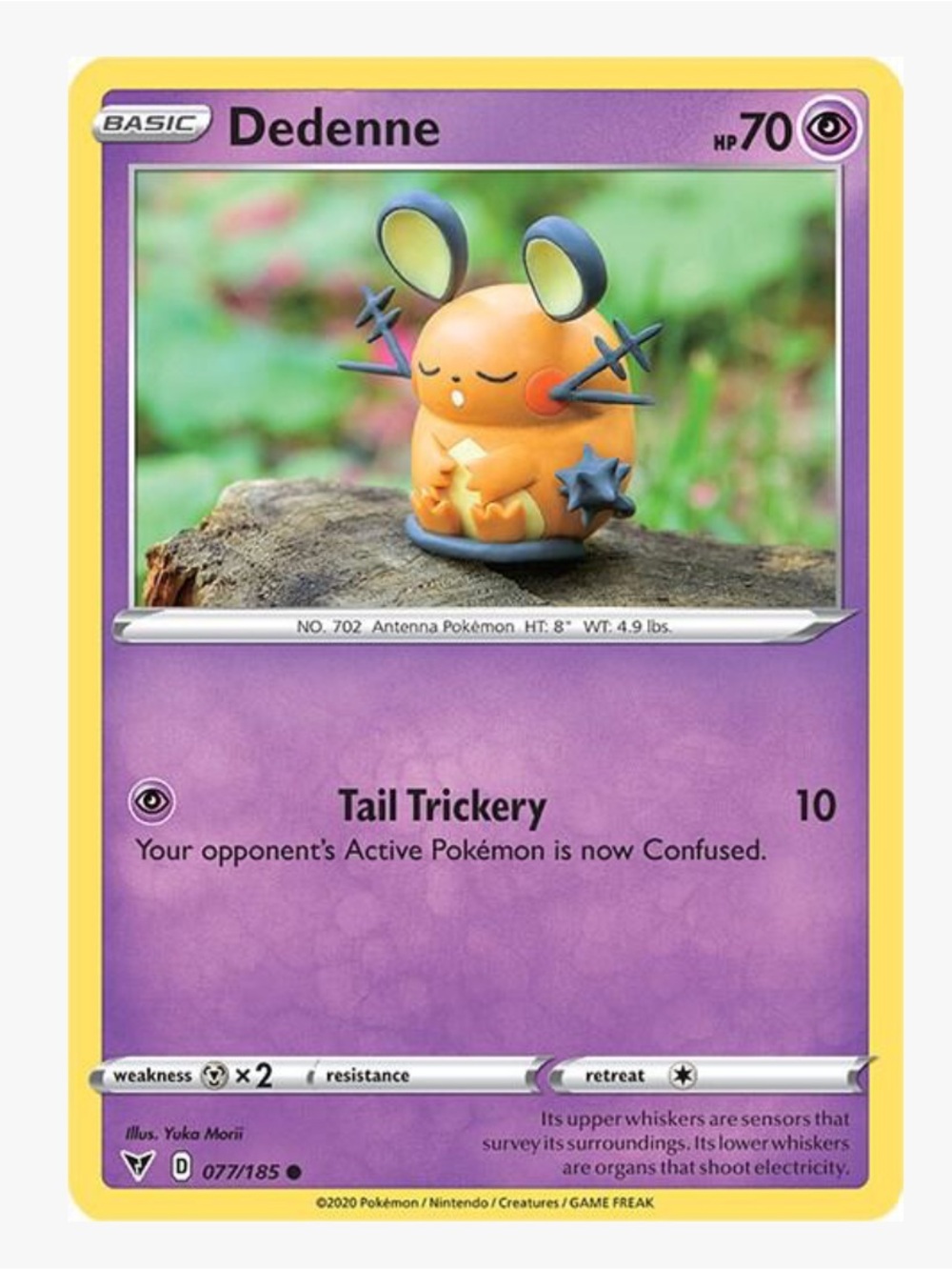 Dedenne SWSH04: Vivid Voltage Pokemon Trading Card